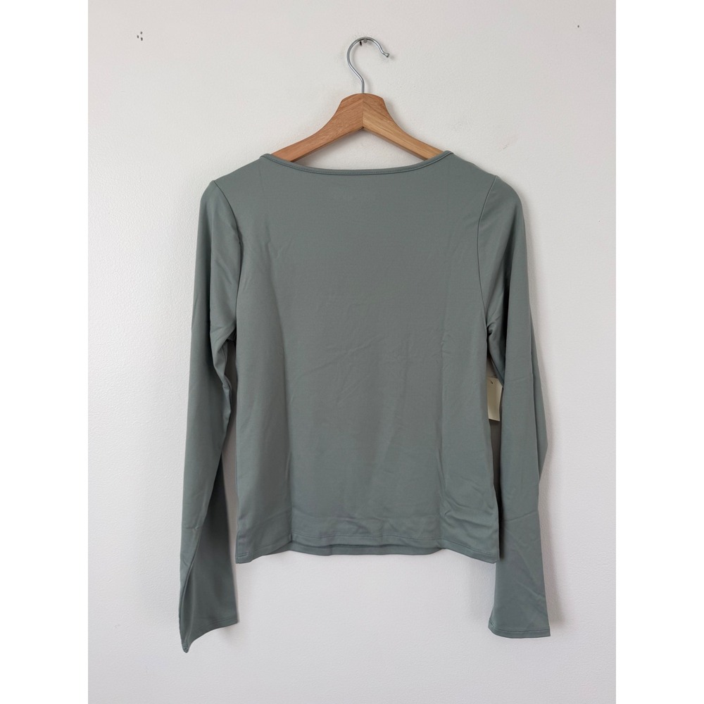 Aeropostale Buttery Soft Seamless Long Sleeve Shirt – Green – Size Large – NWT - Picture 4 of 4
